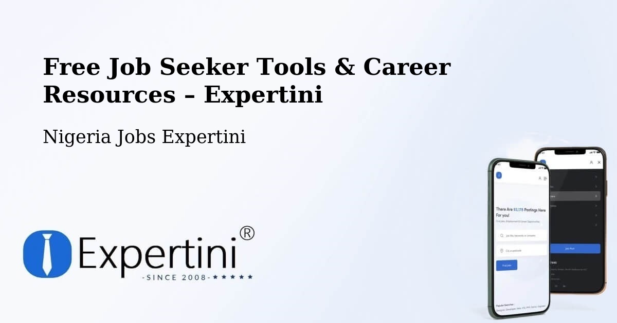 Free Job Seeker Tools & Career Resources – Ohafia Ifigh - Ohafia Ifigh, Nigeria Jobs Expertini