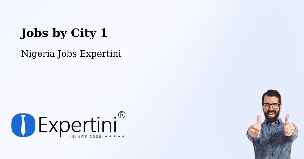 City Jobs in Nigeria - Expertini