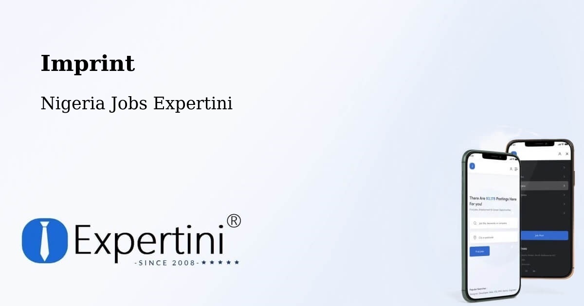 Imprint – Ohafia Ifigh - Nigeria Jobs Expertini